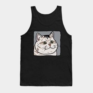 Sad cat Tank Top